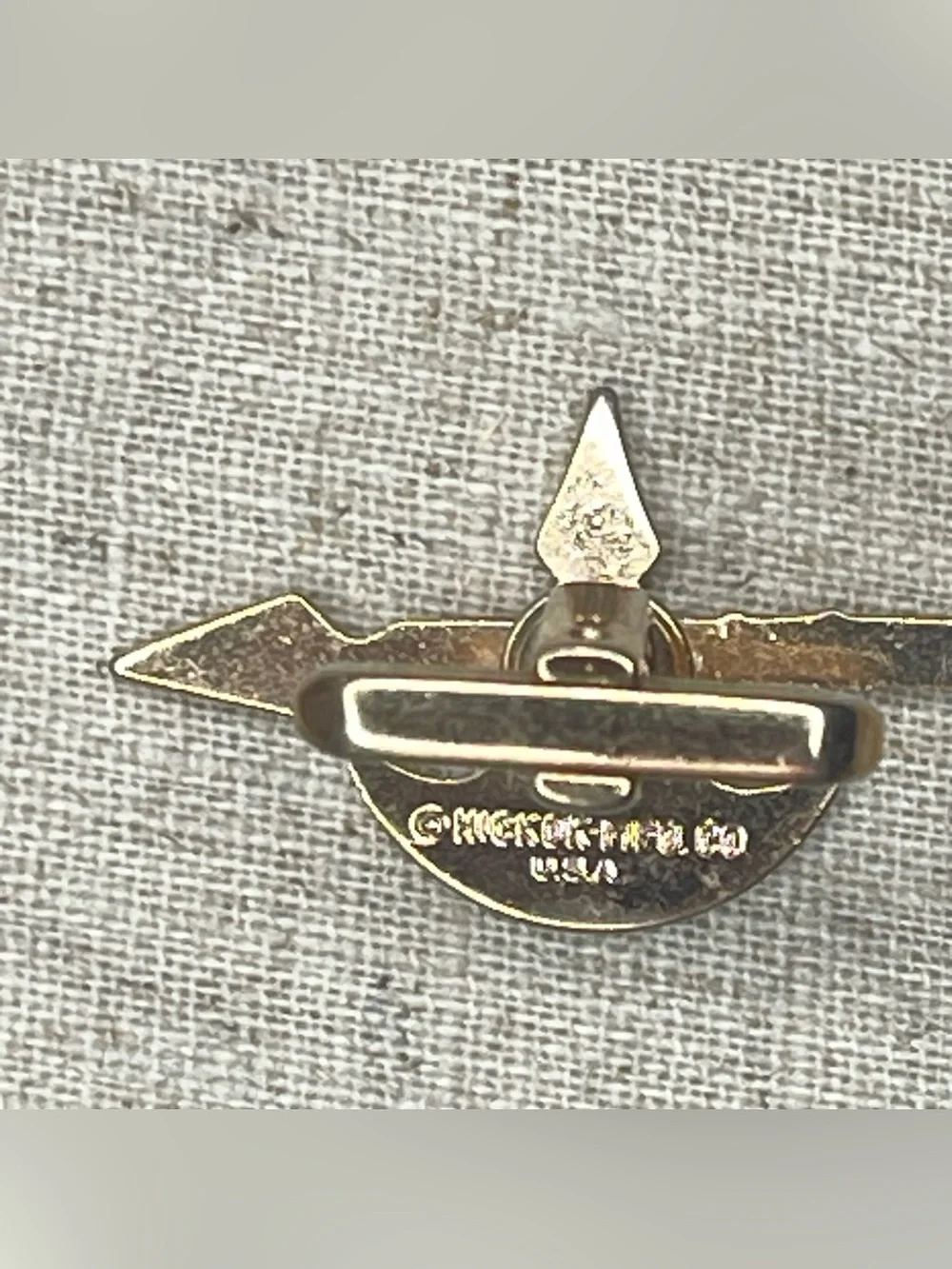 Gold Tone Spear & Helmet Cufflinks - Men's Accessories